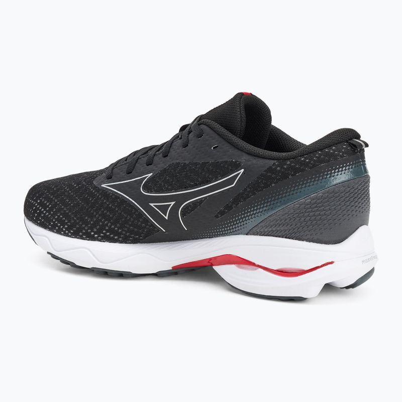 Кросівки для бігу чоловічі Mizuno Wave Prodigy 6 black/galaxy silver/high risk red 3