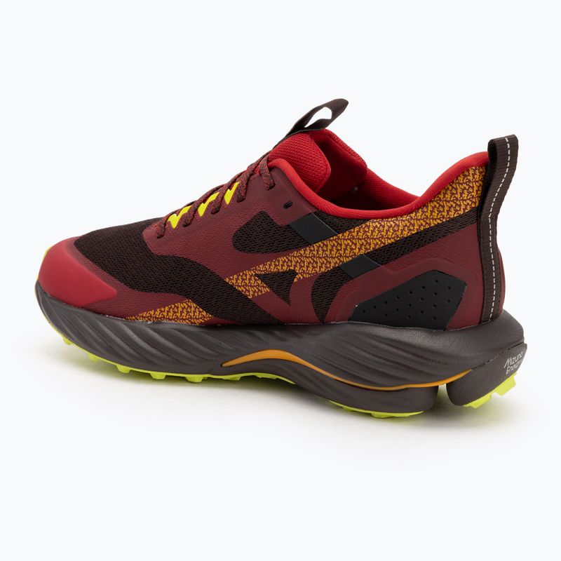 Кросівки для бігу чоловічі Mizuno Wave Rider TT 2 molé/rythmic red/evening primrose 3