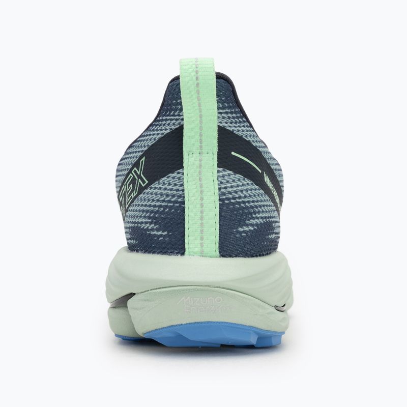 Кросівки для бігу чоловічі Mizuno Wave Rider GTX 2 vintage indigo / neo mint / front blue 6