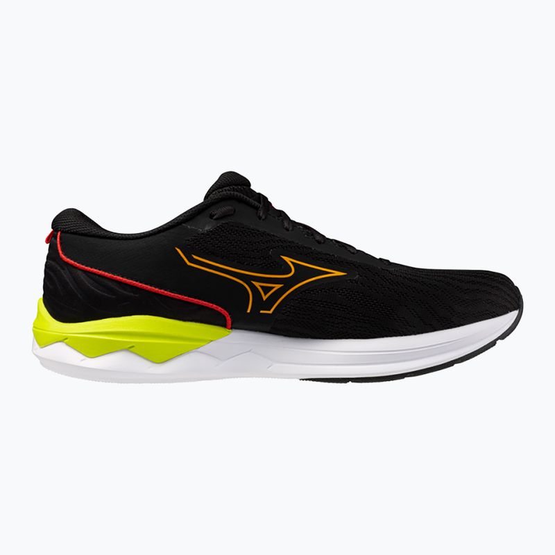 Кросівки для бігу чоловічі Mizuno Wave Revolt 3 black/bright marigold/evening primrose 8