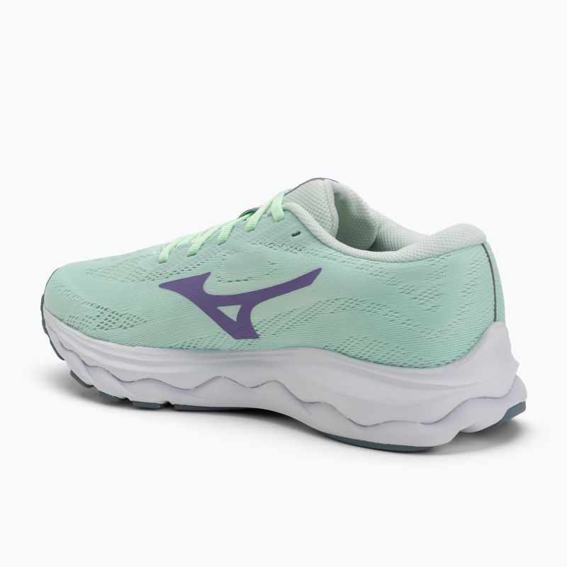 Кросівки для бігу жіночі Mizuno Wave Serene neo mint/paisley purple/citadel 3
