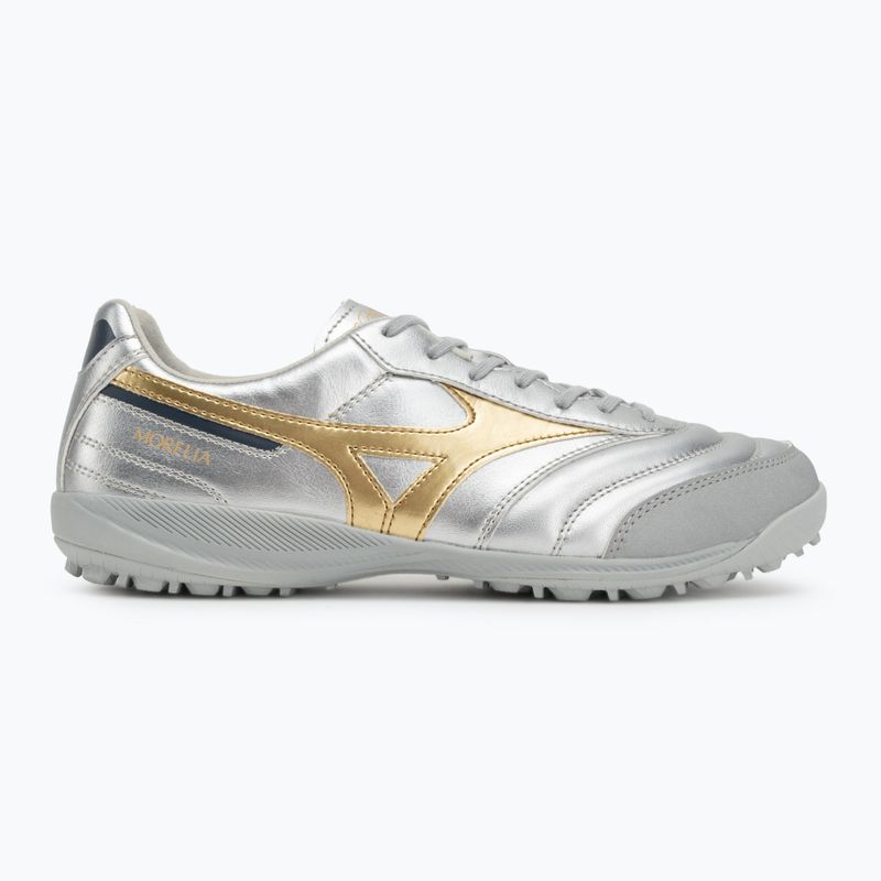 Кросівки футбольні чоловічі Mizuno Morelia Sala Pro TF galaxy silver/gold/gold 2