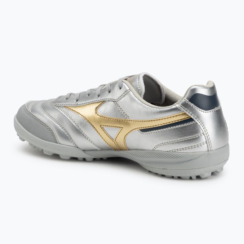 Кросівки футбольні чоловічі Mizuno Morelia Sala Pro TF galaxy silver/gold/gold 3