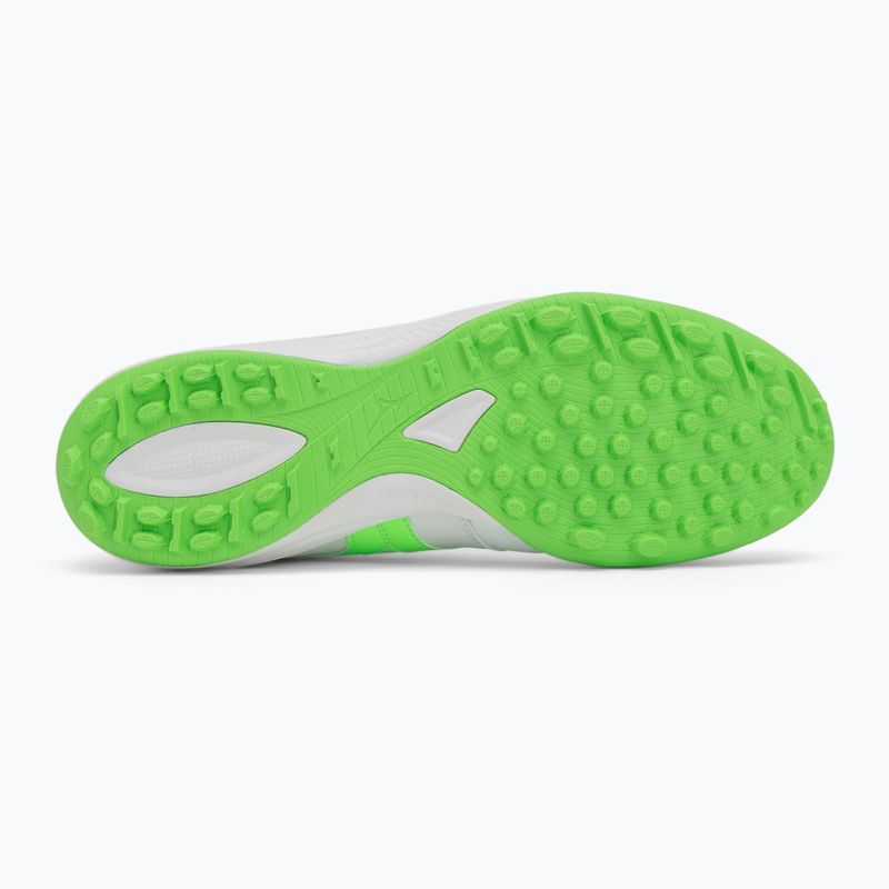 Кросівки футбольні чоловічі Mizuno Morelia Sala Pro TF white/neon green/galaxy silver 4