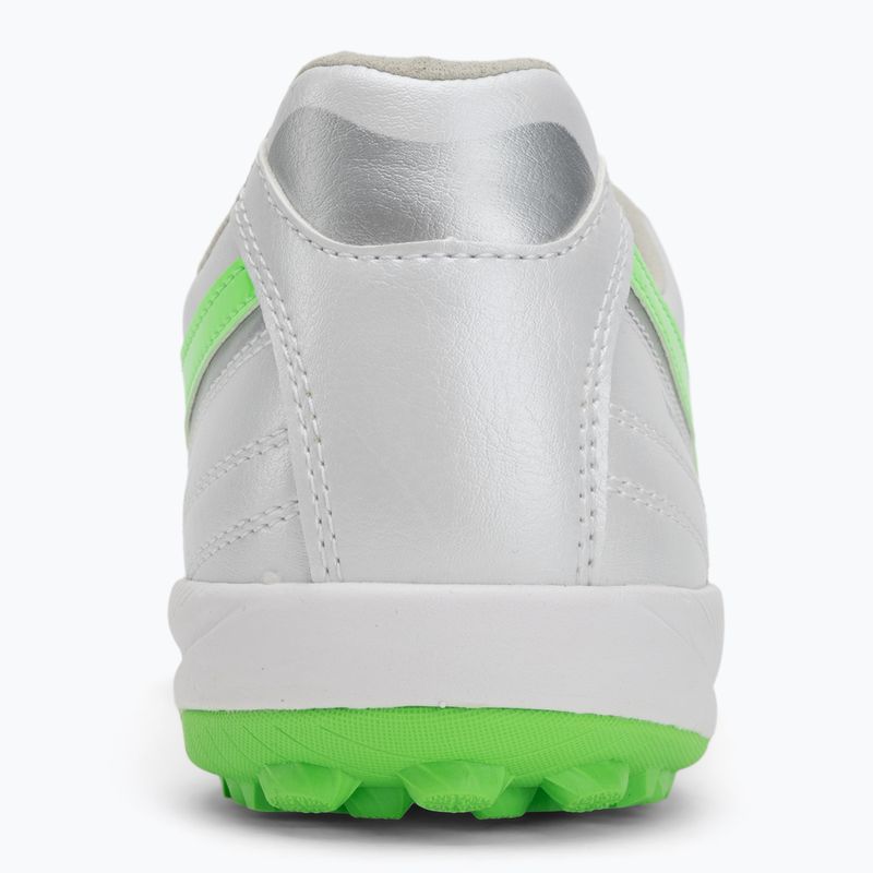 Кросівки футбольні чоловічі Mizuno Morelia Sala Pro TF white/neon green/galaxy silver 6