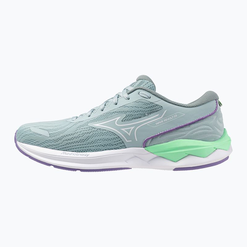 Кросівки для бігу жіночі Mizuno Wave Revolt 3 ether/white/ paisley purple 8