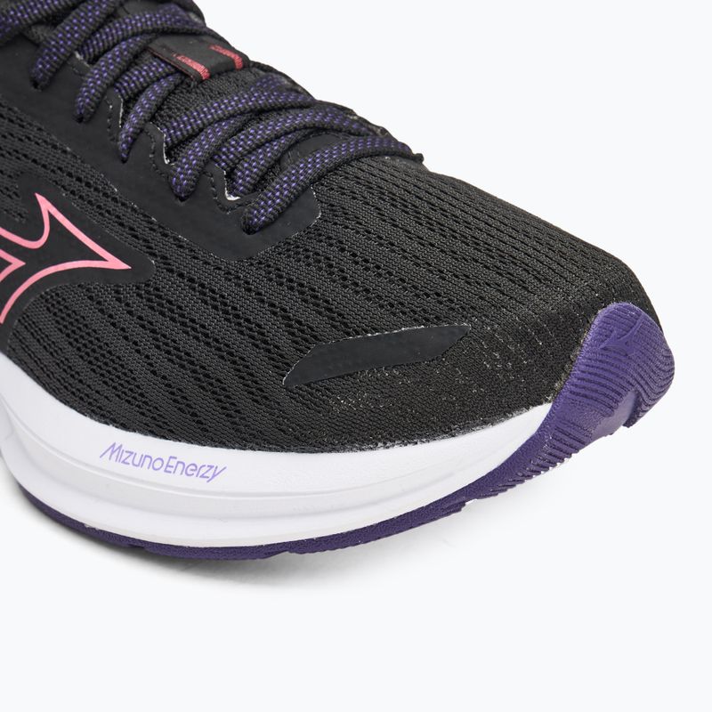 Кросівки для бігу жіночі Mizuno Wave Revolt 3 black/camellia rose/violet indigo 7