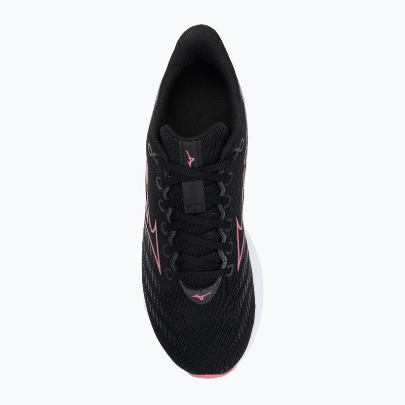 Кросівки для бігу дитячі Mizuno Enerzy Rider Jr black/camelliarose/ paisleypurple 5
