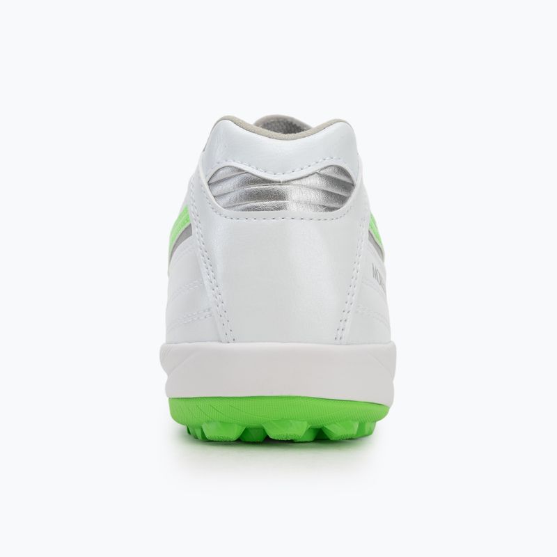 Кросівки футбольні чоловічі Mizuno Morelia Sala Elite TF white/neon green/galaxy silver 6