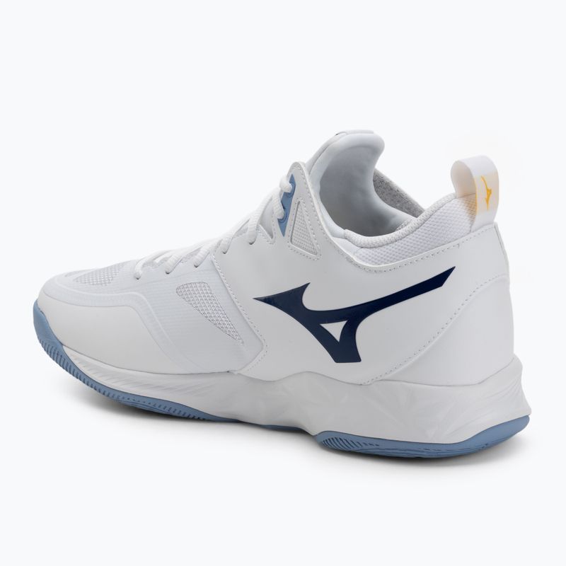 Волейбольне взуття Mizuno Wave Dimension Mid біле/bellwether синє/belairblu 3