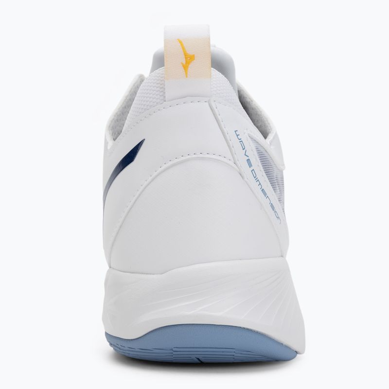 Волейбольне взуття Mizuno Wave Dimension Mid біле/bellwether синє/belairblu 6