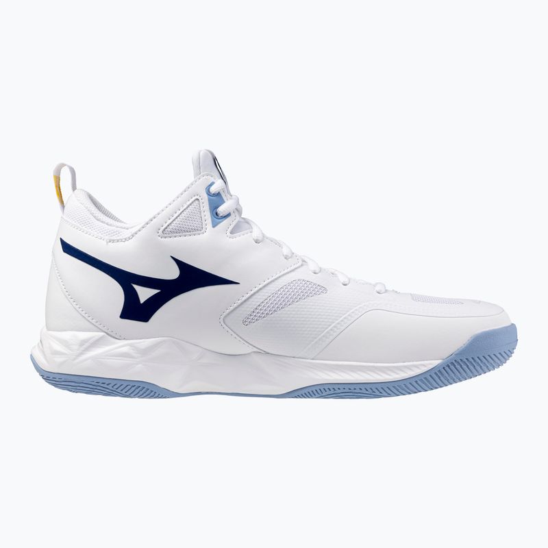 Волейбольне взуття Mizuno Wave Dimension Mid біле/bellwether синє/belairblu 9