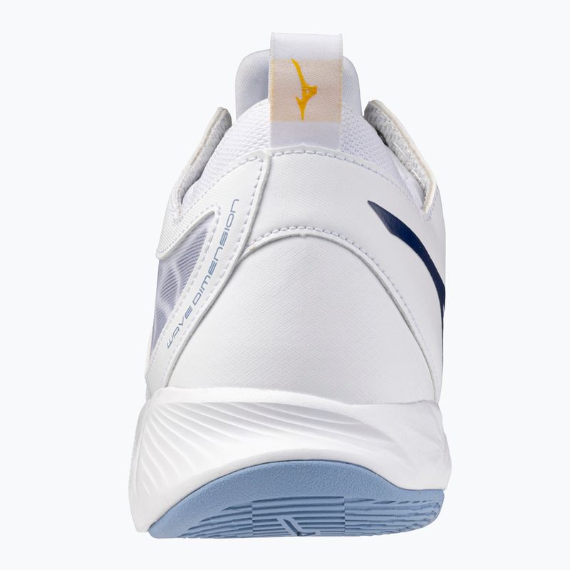 Волейбольне взуття Mizuno Wave Dimension Mid біле/bellwether синє/belairblu 10