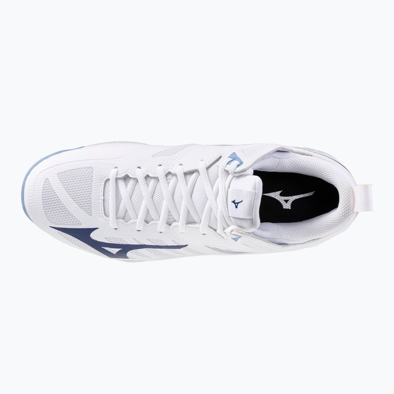 Волейбольне взуття Mizuno Wave Dimension Mid біле/bellwether синє/belairblu 11
