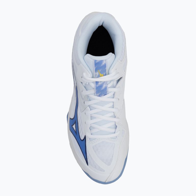 Кросівки волейбольні Mizuno Thunder Blade Z Mid white/bellwether blue/bel air blue 5