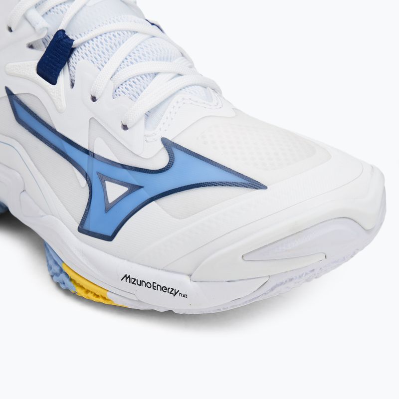 Кросівки волейбольні Mizuno Wave Lightning Z8 Mid white/bellwether blue/bel air blue 7