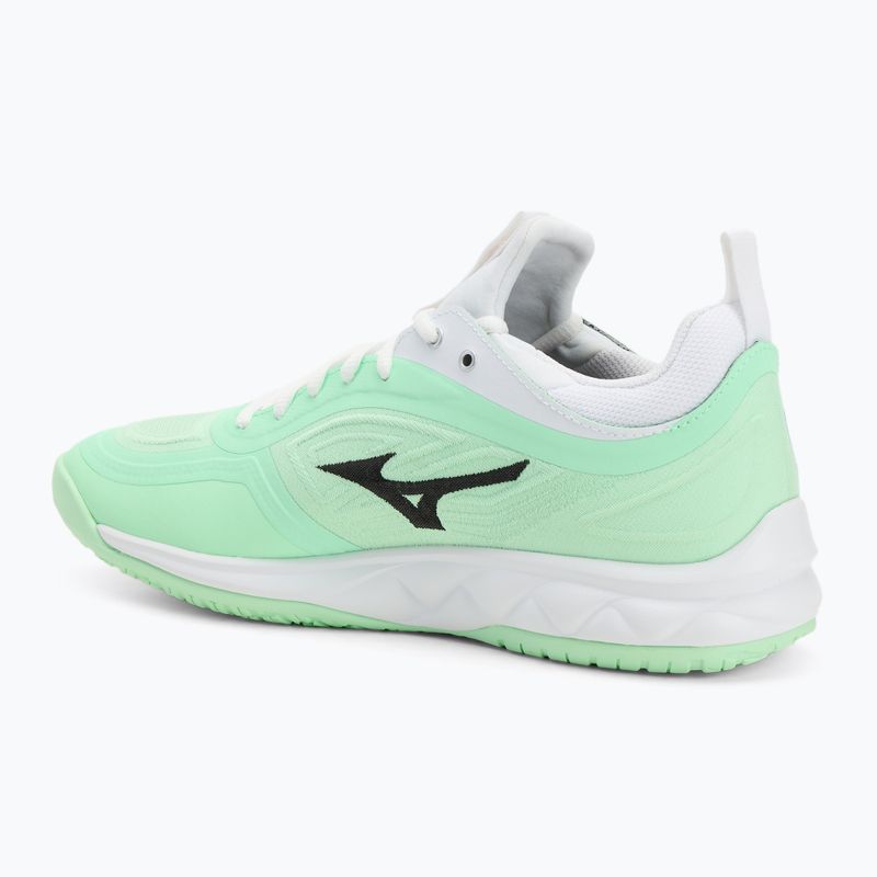 Кросівки волейбольні Mizuno Wave Luminous 3 neo mint/black/frontier blue 3