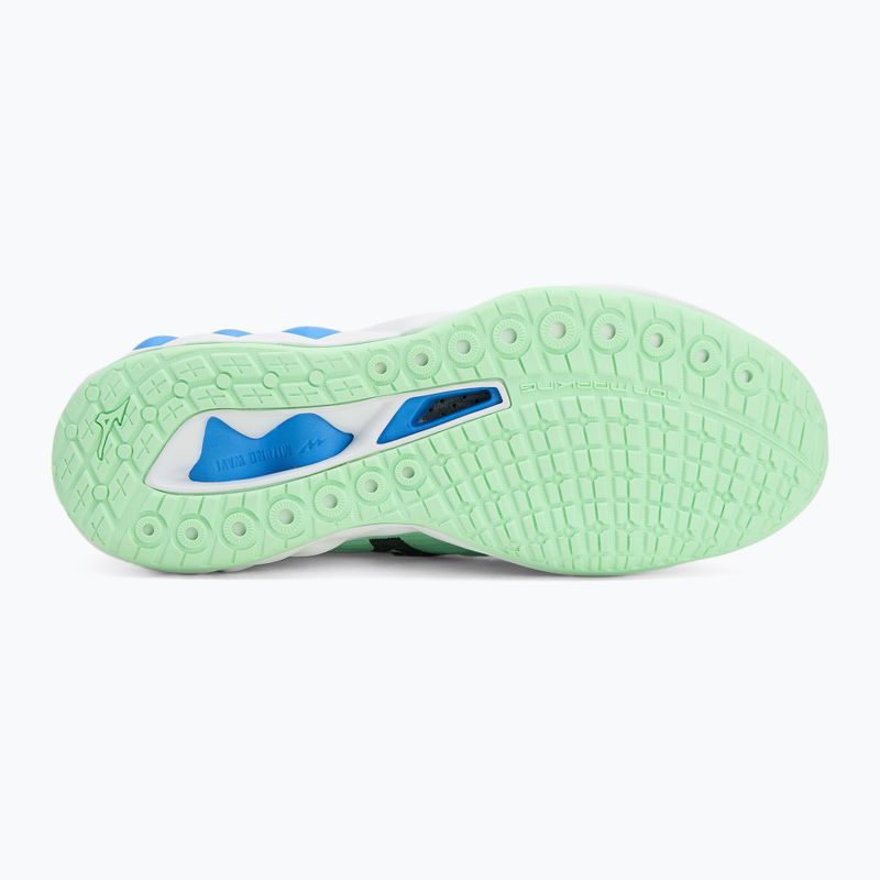 Кросівки волейбольні Mizuno Wave Luminous 3 neo mint/black/frontier blue 4