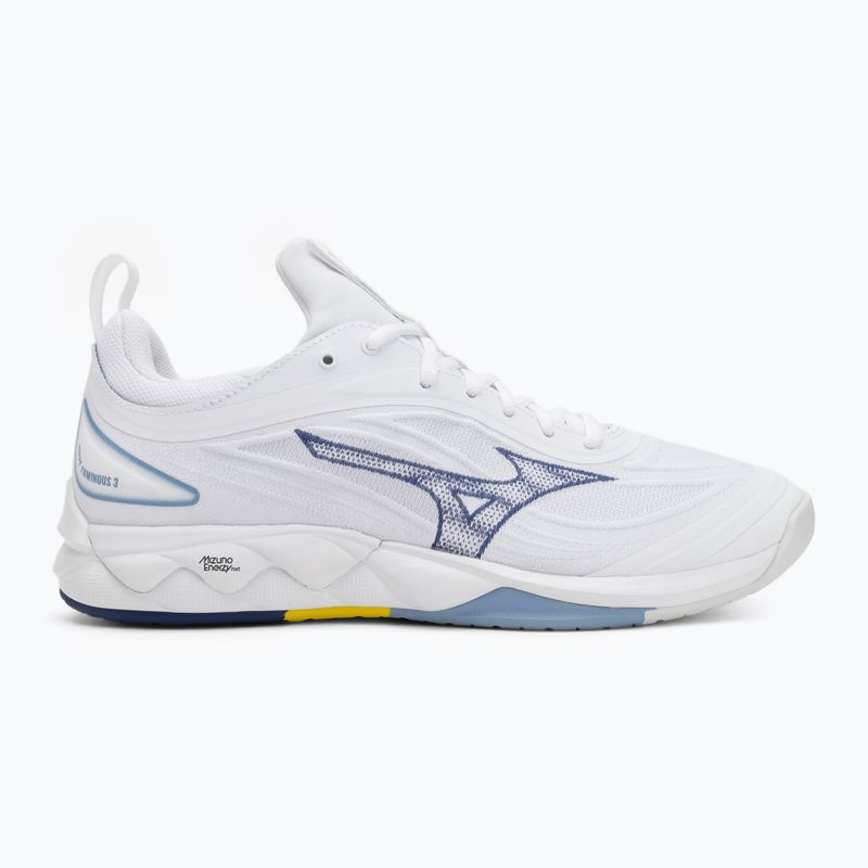 Волейбольне взуття Mizuno Wave Luminous 3 біле/bellwether синє/belairblu 2