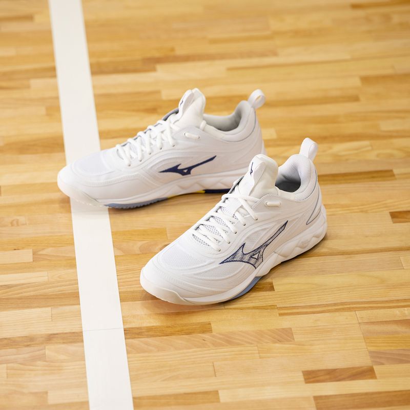 Волейбольне взуття Mizuno Wave Luminous 3 біле/bellwether синє/belairblu 13
