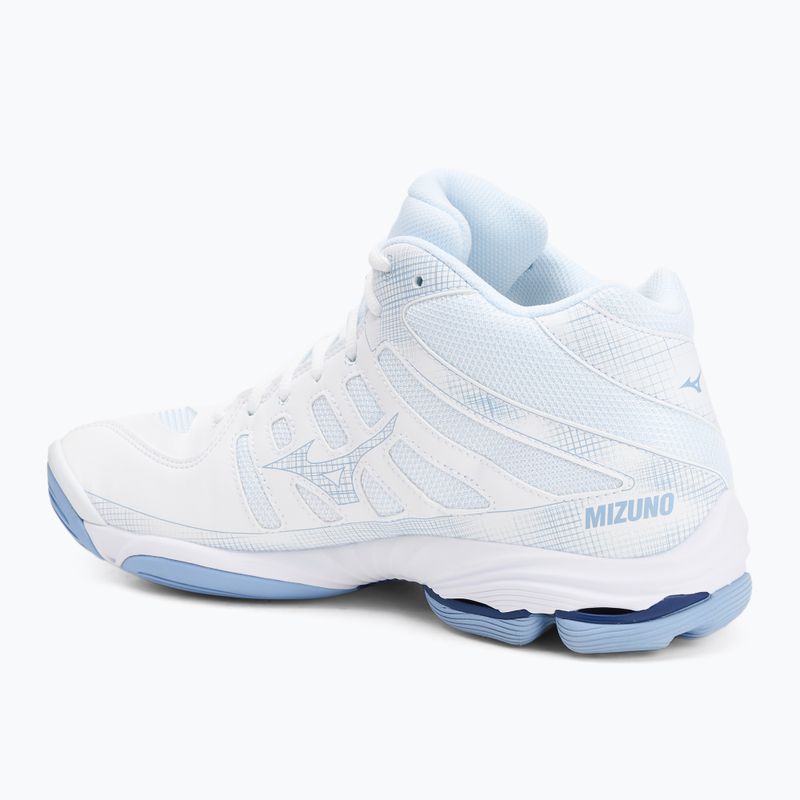 Кросівки волейбольні Mizuno Wave Voltage 2 Mid white/bellwether blue/bel air blue 3