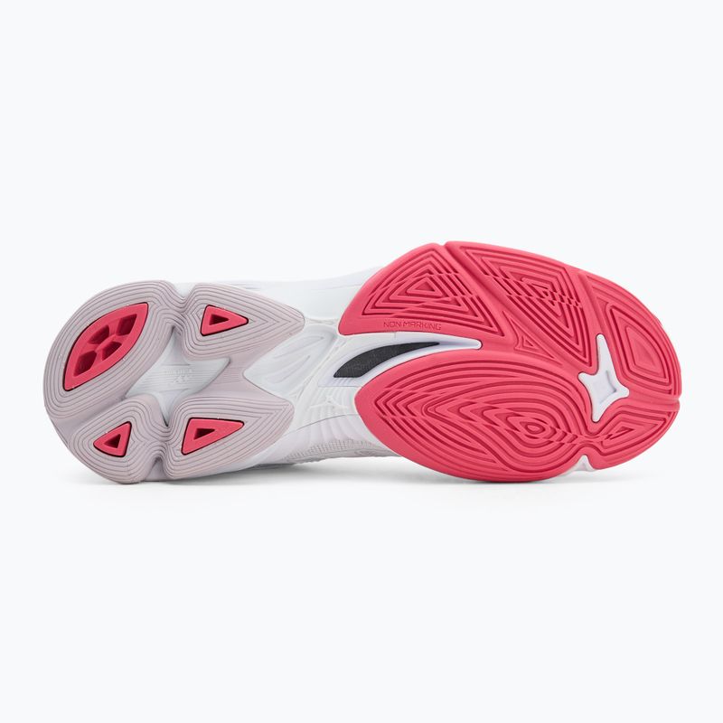 Кросівки волейбольні Mizuno Wave Voltage 2 white/violet indigo/camellia rose 4