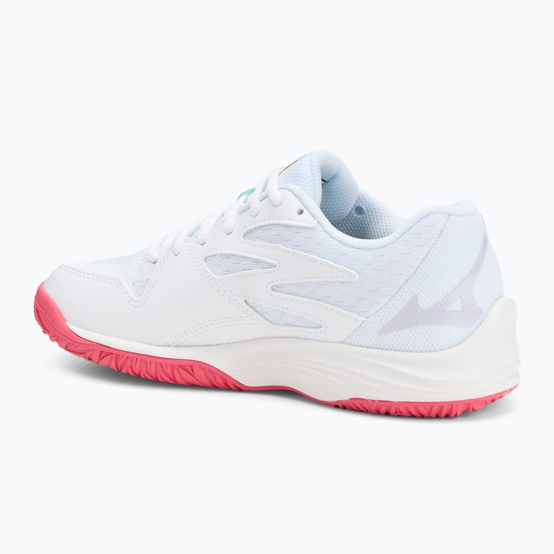 Кросівки волейбольні дитячі Mizuno Lightning Star Z7 white/violet indigo/camellia rose 3