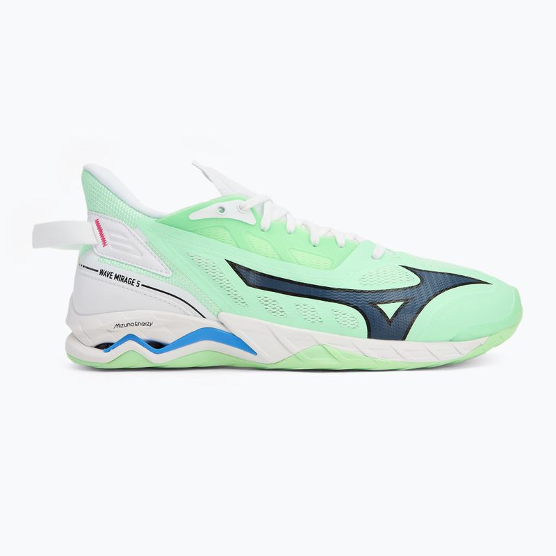 Кросівки Mizuno Wave Mirage 5 neo mint/black/frontier blue 2