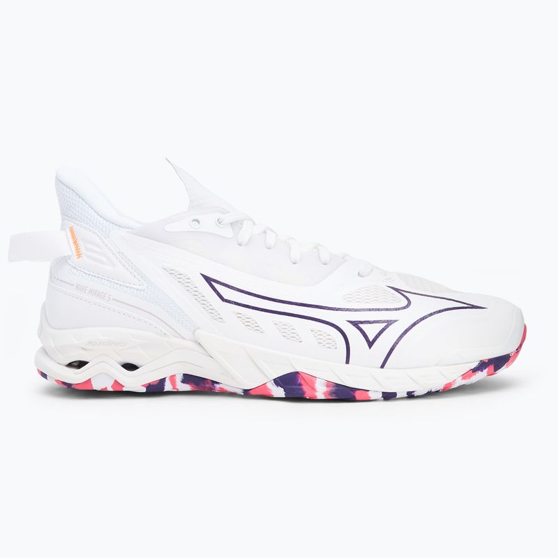 Кросівки Mizuno Wave Mirage 5 white/violet indigo/camellia rose 2