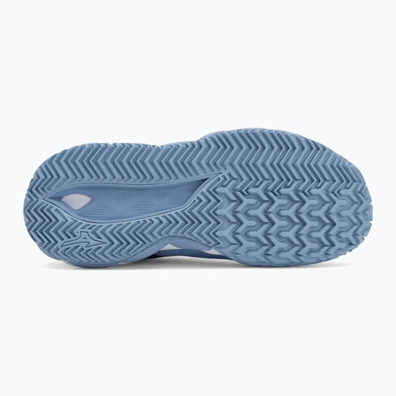 Кросівки тенісні жіночі Mizuno Wave Enforce Tour 2 CC bel air blue/ white/ bellwether blue 4