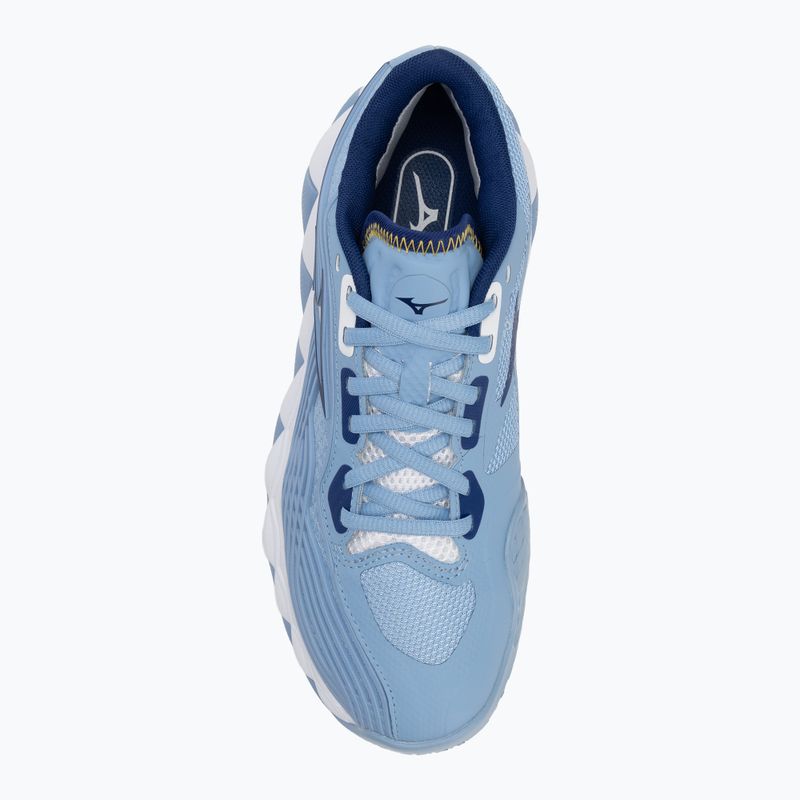 Кросівки тенісні жіночі Mizuno Wave Enforce Tour 2 CC bel air blue/ white/ bellwether blue 5