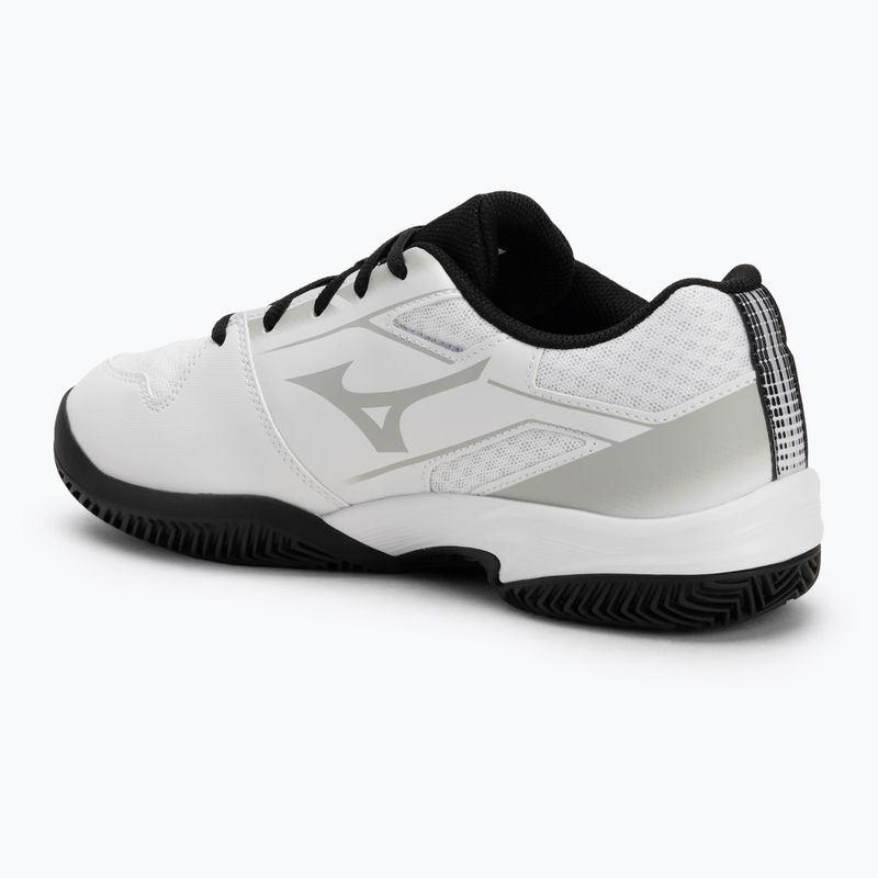 Кросівки тенісні чоловічі Mizuno Break Shot 5 CC white/ black/ harbor mist 3