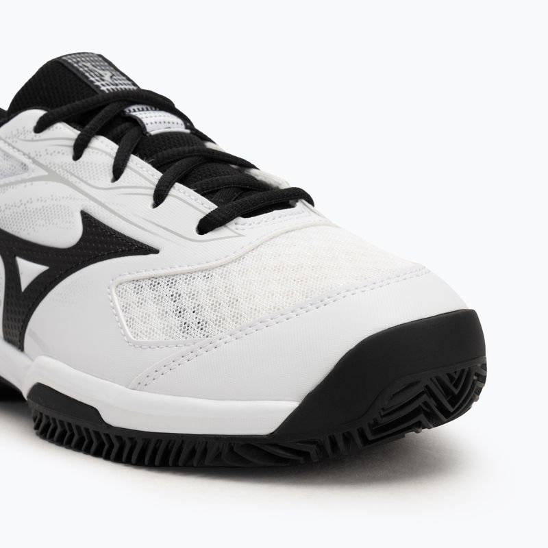 Кросівки тенісні чоловічі Mizuno Break Shot 5 CC white/ black/ harbor mist 7