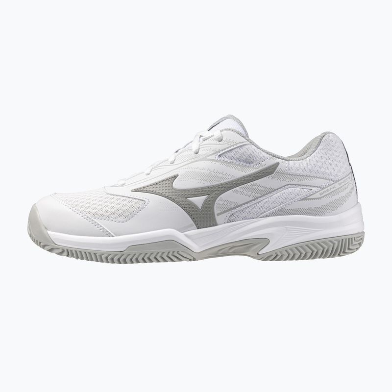 Кросівки тенісні жіночі Mizuno Break Shot 5 CC white/ ultimate gray/ harbor mist 8