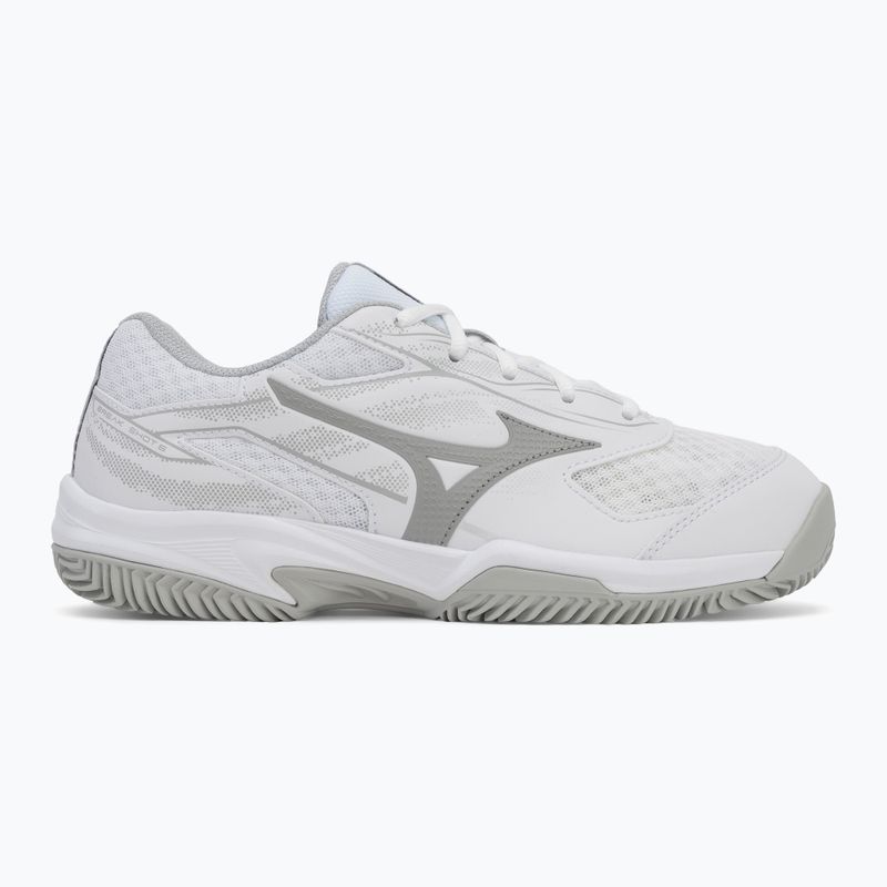 Кросівки тенісні жіночі Mizuno Break Shot 5 CC white/ ultimate gray/ harbor mist 2