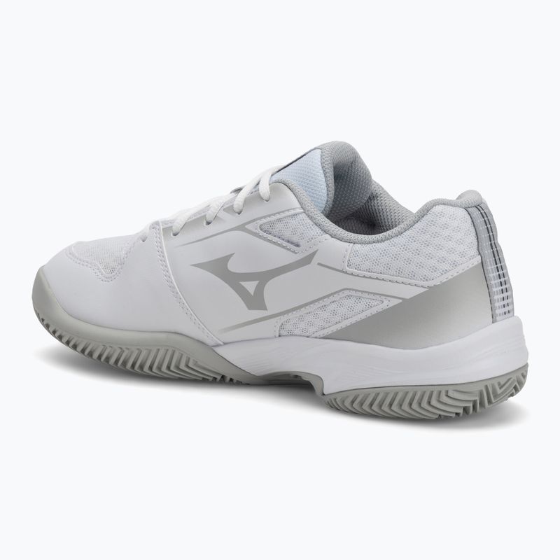 Кросівки тенісні жіночі Mizuno Break Shot 5 CC white/ ultimate gray/ harbor mist 3