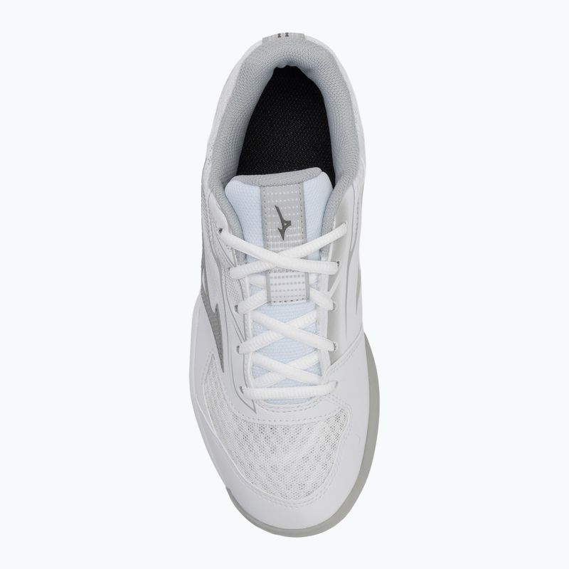 Кросівки тенісні жіночі Mizuno Break Shot 5 CC white/ ultimate gray/ harbor mist 5