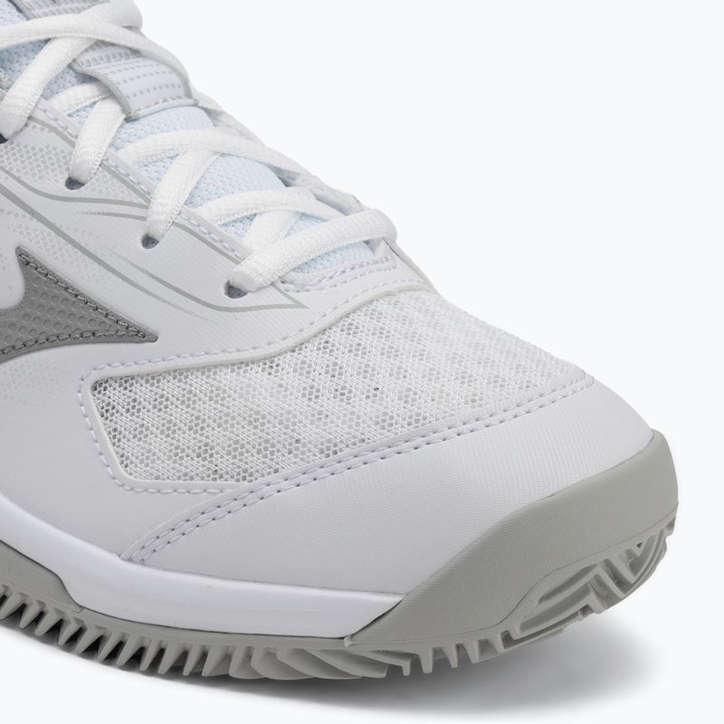 Кросівки тенісні жіночі Mizuno Break Shot 5 CC white/ ultimate gray/ harbor mist 7