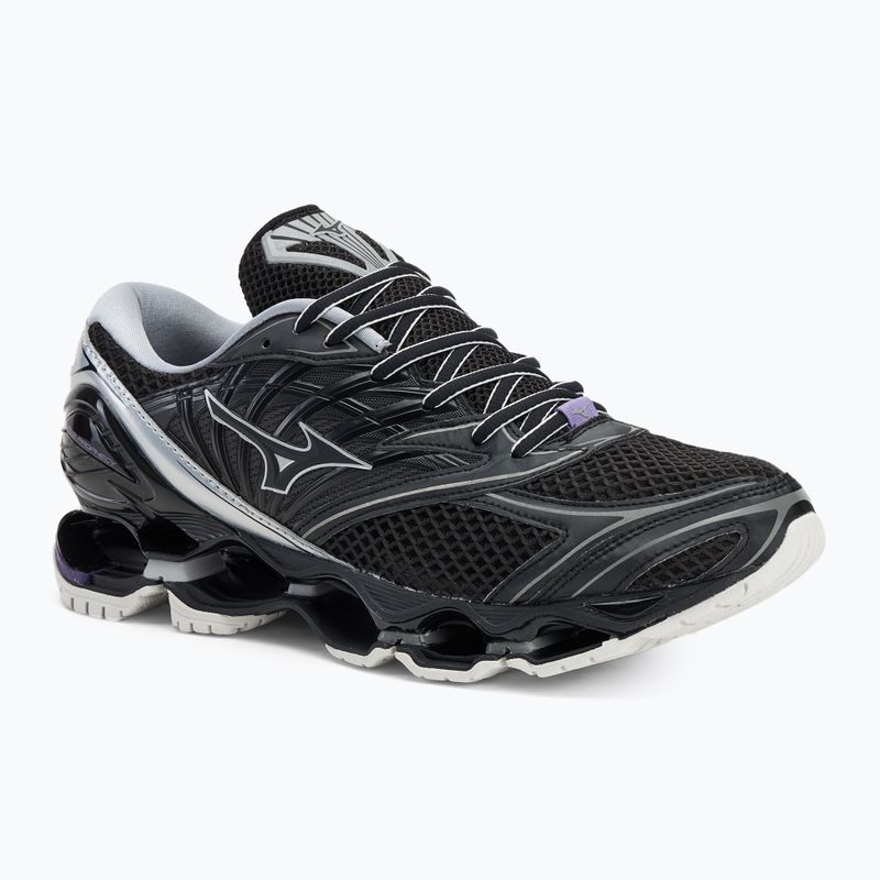Кросівки чоловічі Mizuno Wave Prophecy LS black/silver/purple haze