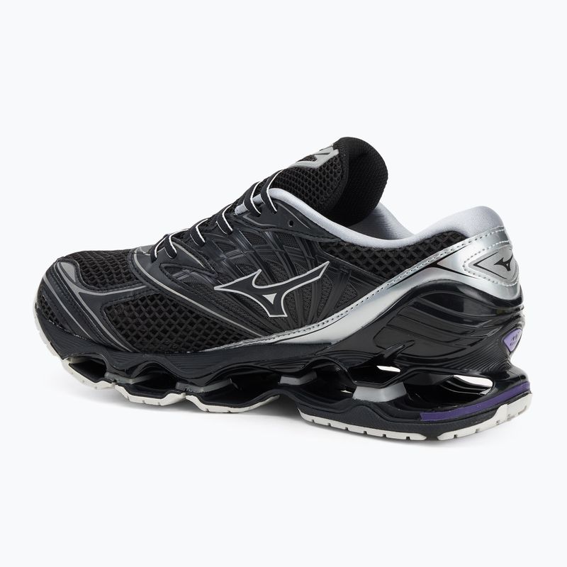 Кросівки чоловічі Mizuno Wave Prophecy LS black/silver/purple haze 3