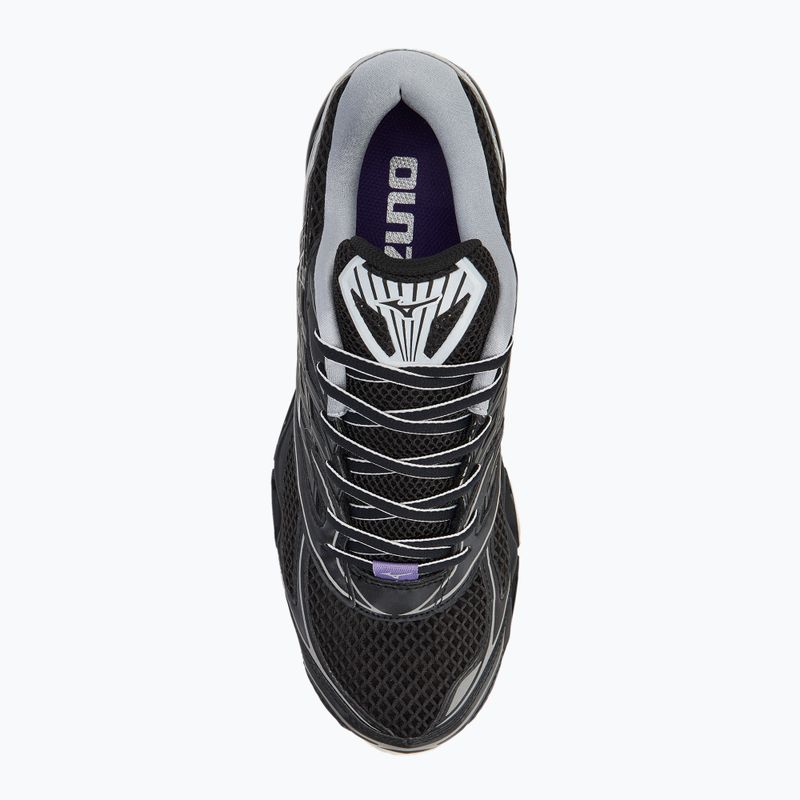 Кросівки чоловічі Mizuno Wave Prophecy LS black/silver/purple haze 5