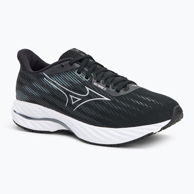 Кросівки для бігу чоловічі Mizuno Wave Inspire 21 black/silver/metallic gray