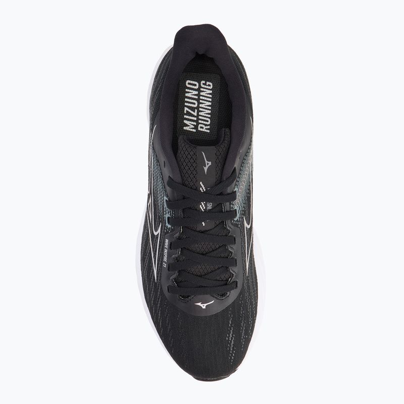 Кросівки для бігу чоловічі Mizuno Wave Inspire 21 black/silver/metallic gray 5
