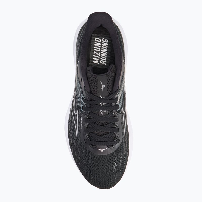 Кросівки для бігу чоловічі Mizuno Wave Inspire 21 2E black/silver/metallic gray 5