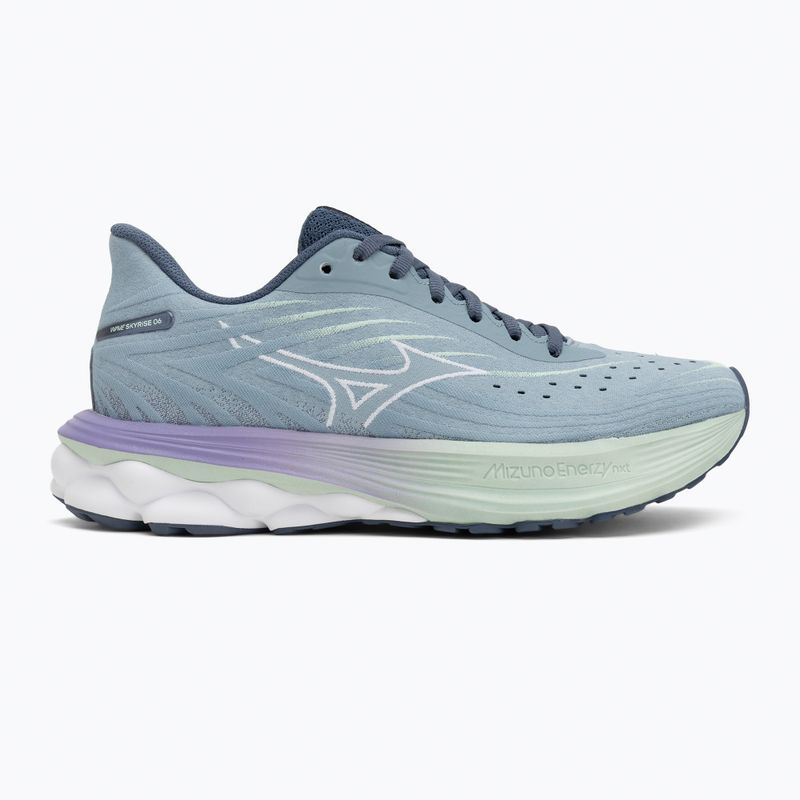 Кросівки для бігу жіночі Mizuno Wave Skyrise 6 citadel/white/bay 2