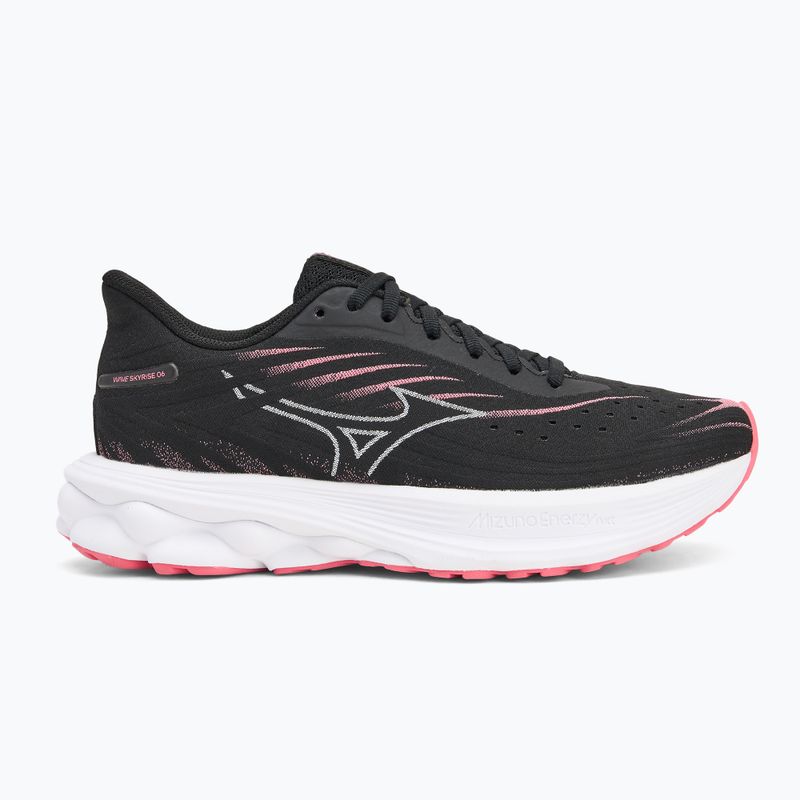 Кросівки для бігу жіночі Mizuno Wave Skyrise 6 black/camellia rose 2