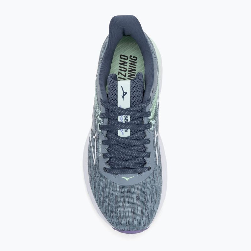 Кросівки для бігу жіночі Mizuno Wave Inspire 21 tradewinds/white/neo mint 5