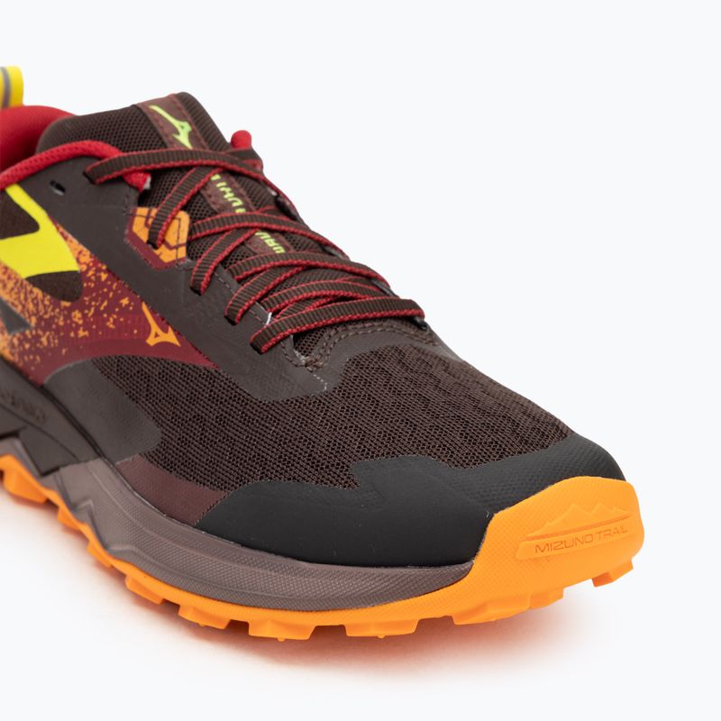 Кросівки для бігу чоловічі Mizuno Wave Ibuki 5 rum raisin / rythmic red / eve primro 7