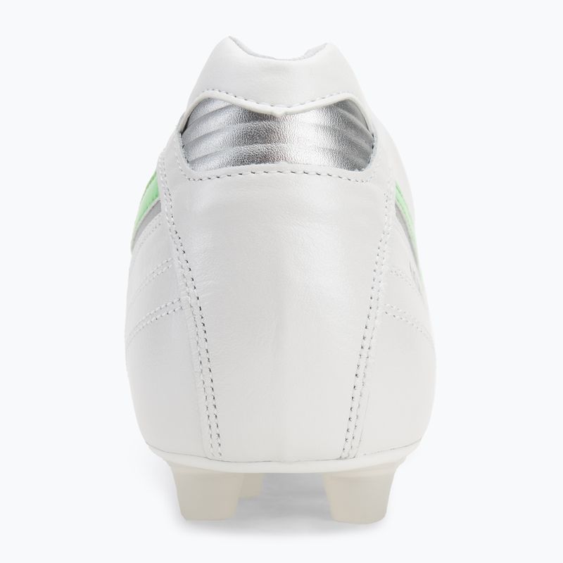 Кросівки футбольні чоловічі Mizuno Morelia II Japan Md white/neon green/galaxy silver 6