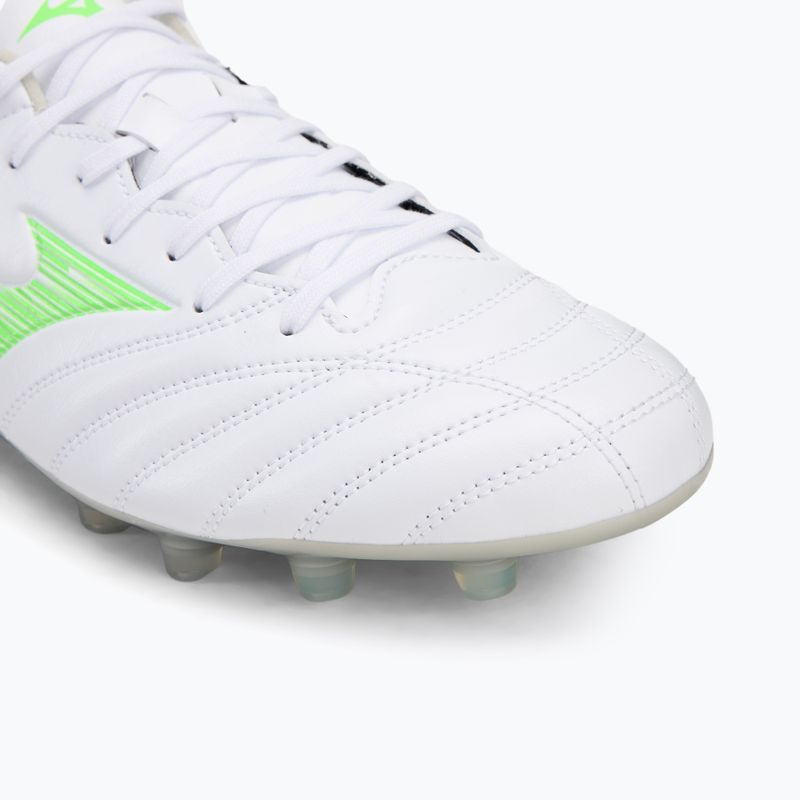 Кросівки футбольні чоловічі Mizuno Monarcida Neo III Pro Md white/neon green 7